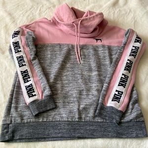 Victoria secret pink cowl neck sweater size M.
